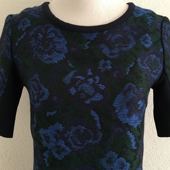 Pink Tartan Floral Sheath Dress Size S - Picture 3 of 7